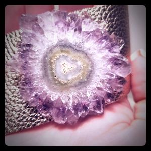 Karli Buxton Amethyst Cuff